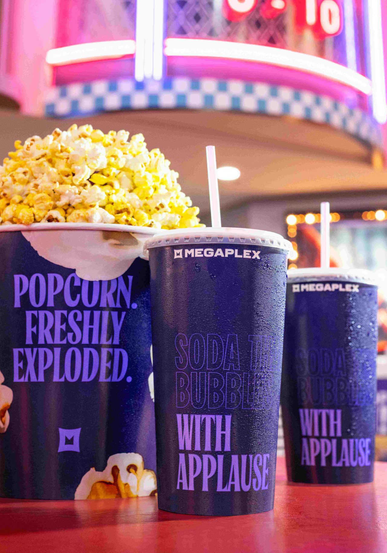 Megaplex Drink Cups Popcorn Tub